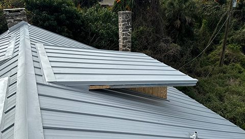 Metal roof project