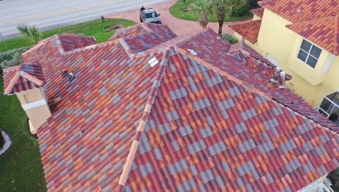 Tile roof project