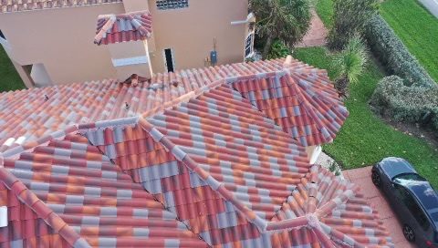 Tile roof project